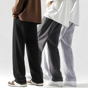 Pantalones Deportivos de Pierna Recta para Hombre, Color Sólido, Pantalones Joggers Holgados Casuales para Hombre, Pantalones de Primavera y Otoño para Hombre - Product Image 2