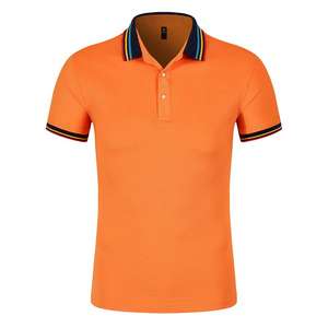 Fabrication de t-shirts polo de haute qualité Polos de golf à manches courtes pour hommes Vente en gros Polos unis avec logo personnalisé - Product Image 4