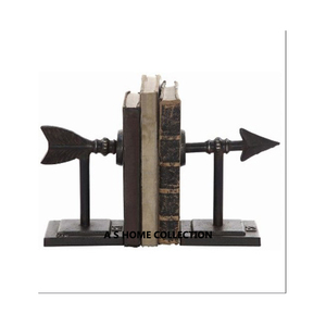 หรูหราโลหะที่กําหนดเองทองเหลืองโบราณหมากรุกกษัตริย์และ Wazir Bookend พร้อมฐานโบราณ - Product Image 2