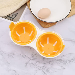 เครื่องทำไข่<span class=keywords><strong>ต้ม</strong></span>แบบไมโครเวฟ 2 ช่อง 2 ชั้น พร้อมฝาปิดและอุปกรณ์แยกไข่ - Product Image 4