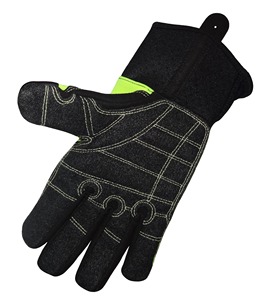 Guantes de soldadura de cuero dividido de vaca industrial resistente para hombre de 14 pulgadas, ropa de seguridad para las manos resistente al calor - Product Image 3