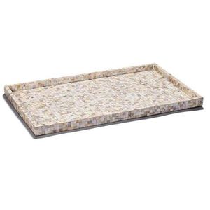 Bandeja de nácar personalizable, ideal para ajustes de mesa elegantes, bandeja MOP de diseño - Product Image 1