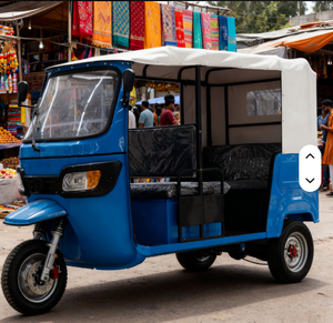 Triciclo de Carga Bajaj Taxi TVs King Trike, Triciclo Eléctrico de 3 Ruedas con Carrocería Abierta, 3000W - Product Image 4