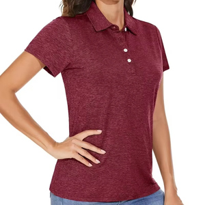 Camisa informal de manga larga para mujer con cuello de solapa y detalles de botones, perfecta para el trabajo de atuendo informal o viajes de ocio hechos BD - Product Image 1