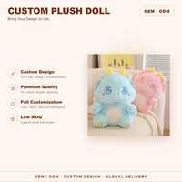 Peluche dinosaure personnalisée CE CPC, jouet en peluche Kawaii, oreiller de sommeil, jouet en peluche doux 30cm, fabrication OEM, créez votre propre modèle