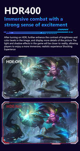 Moniteur de jeu sans cadre 27 pouces avec rafraîchissement élevé <span class=keywords><strong>360Hz</strong></span> 1080P <span class=keywords><strong>Full</strong></span> <span class=keywords><strong>HD</strong></span> 1ms Interface DP à faible latence pour les joueurs PC - Product Image 5