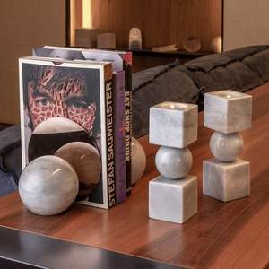 Classic design tealight <b>candle</b> holder exclusive quality MOP white <b>marble</b> <b>candle</b> holder at best price by Indian metal world - Product Image 6