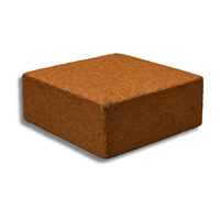 Bloc de tourbe de coco compressée de haute qualité 5 kg pour pépinière et jardin Utilisation de fibres de coco naturelles Média de culture