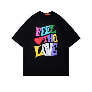 3D personnalisé pour bouffée impression lourde lâche T-Shirt tissu tissé sérigraphie T-Shirt personnalisable - Product Image 6