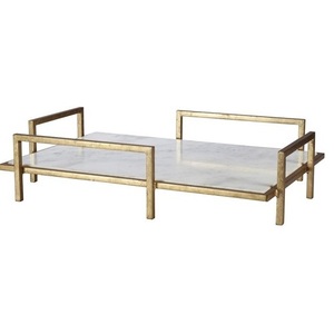 Top Tendance Plat De Service En Métal Fabriqué À La Main Fête De Mariage Décoration De Table Traiteur Plateau De Service À Prix Peu Cher - Product Image 6