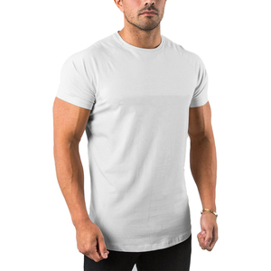 เสื้อยืดคอกลมแขนสั้นทรงหลวมโอเวอร์ไซส์สำหรับผู้ชาย ผ้าฝ้าย 100% ระบายอากาศได้ดี สวมใส่สบาย รับสั่งพิมพ์ลายตามแบบ คุณภาพสูง OEM - Product Image 4
