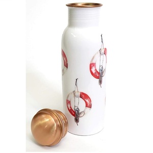 Bouteille d'eau martelée conçue de vente chaude avec la cuisine finie de nickel a besoin de bouteille potable bouteille de stockage de pique-nique écologique - Product Image 5