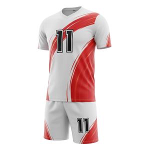 Uniforme de Fútbol Personalizado Sublimado Amarillo con Diseño de Rayo y Tridente, Uniformes de Fútbol de Secado Rápido, Ropa Deportiva al por Mayor - Product Image 2