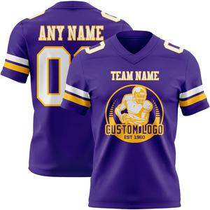 Jersey de fanático del fútbol americano de alta calidad, uniformes de número de nombre de equipo personalizado para amantes de los deportes - Product Image 2