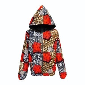 Chaqueta básica de manga larga de cera africana (DRS) Unisex primavera otoño chaqueta de tela africana/chaqueta con capucha ropa Africana abrigo blazer - Product Image 1