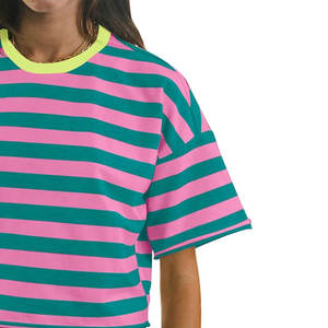 เสื้อครอปท็อปผ้าฝ้ายระบายอากาศสำหรับผู้หญิง พิมพ์โลโก้ได้ เป็นมิตรกับสิ่งแวดล้อม เสื้อยืดผ้าแคนวาสสำหรับฤดูร้อน ลดราคา สินค้ามาใหม่ 2025 - Product Image 3