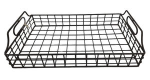 Vente en gros de paniers rectangulaires en métal tendance de haute qualité au design simple pour le stockage de fruits faits à la main personnalisés - Product Image 5