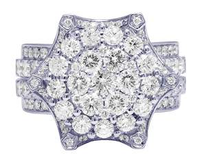 แหวนแต่งงานสำหรับผู้ชายแหวนเพชรโมอิสสำหรับงานหมั้น S925เงินสเตอร์ลิงดีไซน์ไม่เหมือนใครออกแบบได้ตามต้องการ - Product Image 2