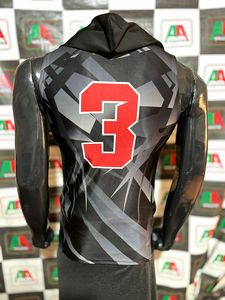 Drapeau Porter Uniforme Compression jersey shorts 7v7 drapeau uniforme bandeaux manches shorts casque chaussettes uniforme de football américain - Product Image 2