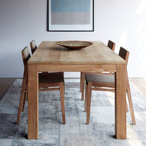 Mesas de comedor para decoración del hogar, juegos de mesa de comedor de madera maciza para restaurante, venta al por mayor - Product Image 1