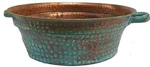 ชามสปาเท้าทำจากทองแดงบริสุทธิ์ขัดมันเป็นมิตรกับสิ่งแวดล้อมสำหรับการบำบัดแบบอายุรเวททุกวันแช่ในบ้านบำบัดเพื่อสุขภาพใช้งานปาร์ตี้ - Product Image 4