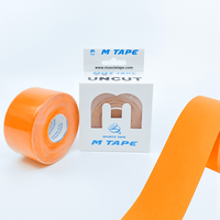 M TAPE Ruban de kinésiologie non coupé 5cm de large X 5m de long Soulagement de la douleur étanche et prévention des blessures musculaires Fabriqué en Corée