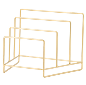 ชั้นวางนิตยสารโลหะสีทองสำหรับตกแต่ง2025สไตล์ไม่เหมือนใครงานหัตถกรรมส่งออกสำหรับใช้ในโรงเรียนกลางแจ้งในร้านอาหาร - Product Image 1