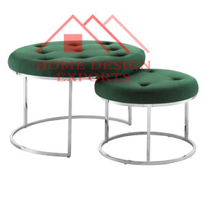 Table gigogne moderne plateau en verre amovible en acier inoxydable métal pour salon bureau prix de gros-pour la sympathie de Diwali - Product Image 3