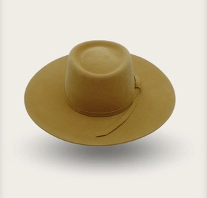 Sombrero de Golf de Lana Boliviana Hecho a Mano, Clásico de Ala Ancha, Unisex, Hecho en México - Product Image 1
