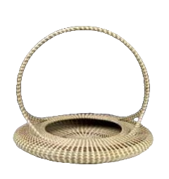 Panier pour fruits et autres accessoires canne en osier faite à la main et panier de jute dessus de table panier décoratif canne - Product Image 3