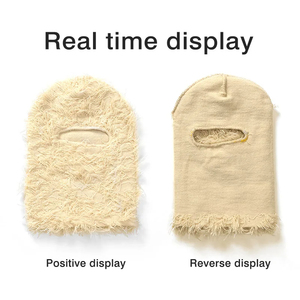 Distressed Balaclava Ski <b>Mask</b> Shiesty Yeat Custom Camo Windproof Knitted Face <b>Mask</b> for MenWomen-Sports Fishing Daily Use 100% - Product Image 4