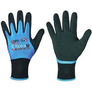 Aqua Guard Winter Safety <b>Gloves</b> Size 11 Black/Blue EN 388 & EN 511 PPE Category II OPTIFLEX-Pack of 12 - Product Image 1