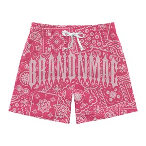Pantalones cortos de sublimación deportivos de malla con cordón elástico impreso con diseño de logotipo bordado personalizado para hombres - Product Image 2