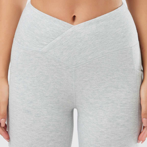 Leggings Rectos de Cintura Media para Mujer, Pantalones Deportivos de Yoga con Efecto Levanta Glúteos, Ropa de Calle Informal de Invierno, Estilo de Frente Plano para Trabajar - Product Image 6