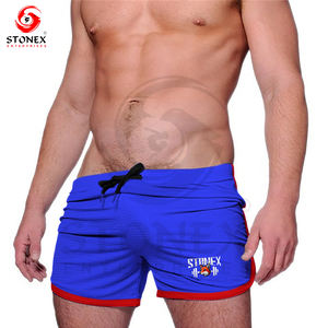 Pantalones cortos de entrenamiento físico de secado rápido para hombre, novedad de verano con logotipo personalizado - Product Image 4