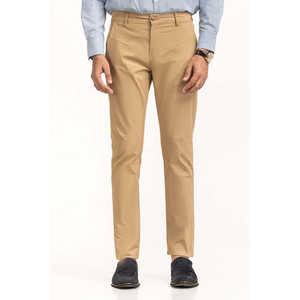 Pantalones Chinos Aviator Color Caqui, 100% Algodón, Tela Oxford, Corte Recto, Estilo Formal, Logotipo Personalizable, Decoraciones con Cremallera, Color - Product Image 2