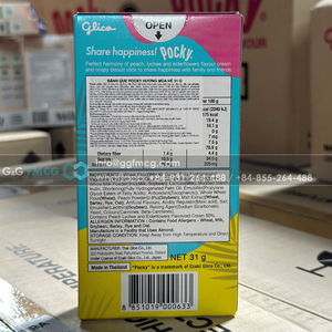 ป๊อกกี้รสพีชและลิ้นจี่แบบแท่ง 31 กรัม x 10 กล่อง x 6 แพ็ค ขายดี ป๊อกกี้รสพีชและลิ้นจี่แบบแท่ง 31 กรัม x 10 กล่อง x 6 แพ็ค ขายดี - Product Image 2