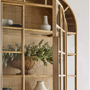 Vases écologiques en rotin naturel de haute esthétique, Vases de table au design unique Vases à fleurs pour la maison, l'hôtel et la décoration de mariage - Product Image 1