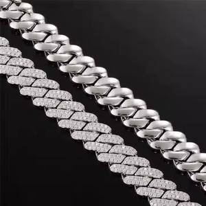 Collar de cadena cubana de oro amarillo de 10 quilates de moda para hombres Cadenas de eslabones finos de alta demanda Regalo de estilo hip-hop de diamante de color cultivado en laboratorio - Product Image 4