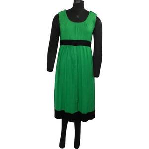 Vestido de maternidad Midi informal cuello redondo estilo impresión Digital Logo espalda ecológico transpirable ropa de playa mujeres embarazadas Natural - Product Image 2