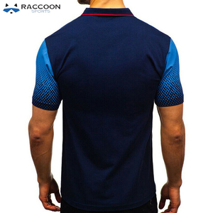 เสื้อโปโลผู้ชายแบบกำหนดเอง ออกแบบเองได้ เสื้อโปโลผ้าฝ้ายเรียบ คุณภาพพรีเมียม จำนวนมาก - Product Image 6