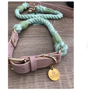 Wholesale <b>Pet</b> Supplies Accessory Customized Colored Cotton Rope Handmade Dog <b>Leash</b> <b>Pet</b> <b>Leash</b> Set - Product Image 3