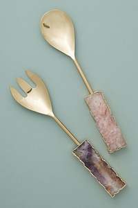 Juego de 3 cubiertos de latón de diseño clásico perfecto para mejorar los arreglos de mesa de comedor tradicionales y contemporáneos - Product Image 6