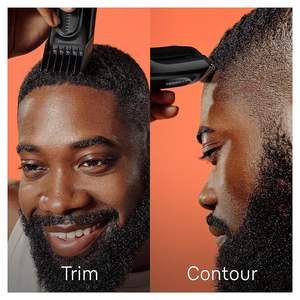 Tondeuse à cheveux sans fil pour hommes, 9 réglages de longueur, lames en acier inoxydable ultra-affûtées, étanche IPX7, rechargeable, réglable - Product Image 1