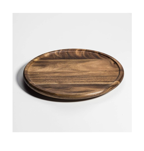 Antique Design Natural Wood Lazy Susan <b>Bakeware</b> Kitchen Tools Storage Racks Rotating Wood Lazy Susan With Best Quality - Product Image 1