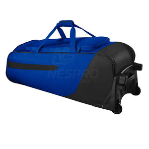 Sac d'équipement de baseball à roulettes robuste de haute qualité avec compartiment à chaussures Logo personnalisé Conception respirante Caractéristiques personnalisables - Product Image 3