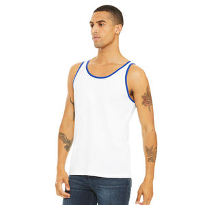 Camisetas sin mangas tri-blend Unisex, Logo personalizado - Product Image 6