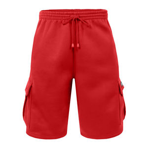 2024 fabricante personalizado hombres cremallera Fly Loose Fit 100% algodón peso pesado Baggy Jeans comodidad cintura elástica pantalones cortos - Product Image 6