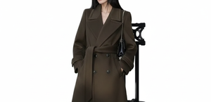 Vente en gros Langbuwan Manteau d'hiver pour femme Blouson en laine Col rabattu Respirant Brodé Double boutonnage 100% laine Complet - Product Image 3