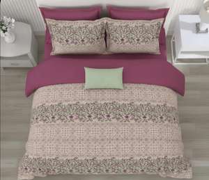 Drap plat en coton biologique imperméable 500TC King avec taies d'oreiller Utilisation à l'hôpital et à l'hôtel Ultra-doux Durable et sans danger pour la peau - Product Image 1